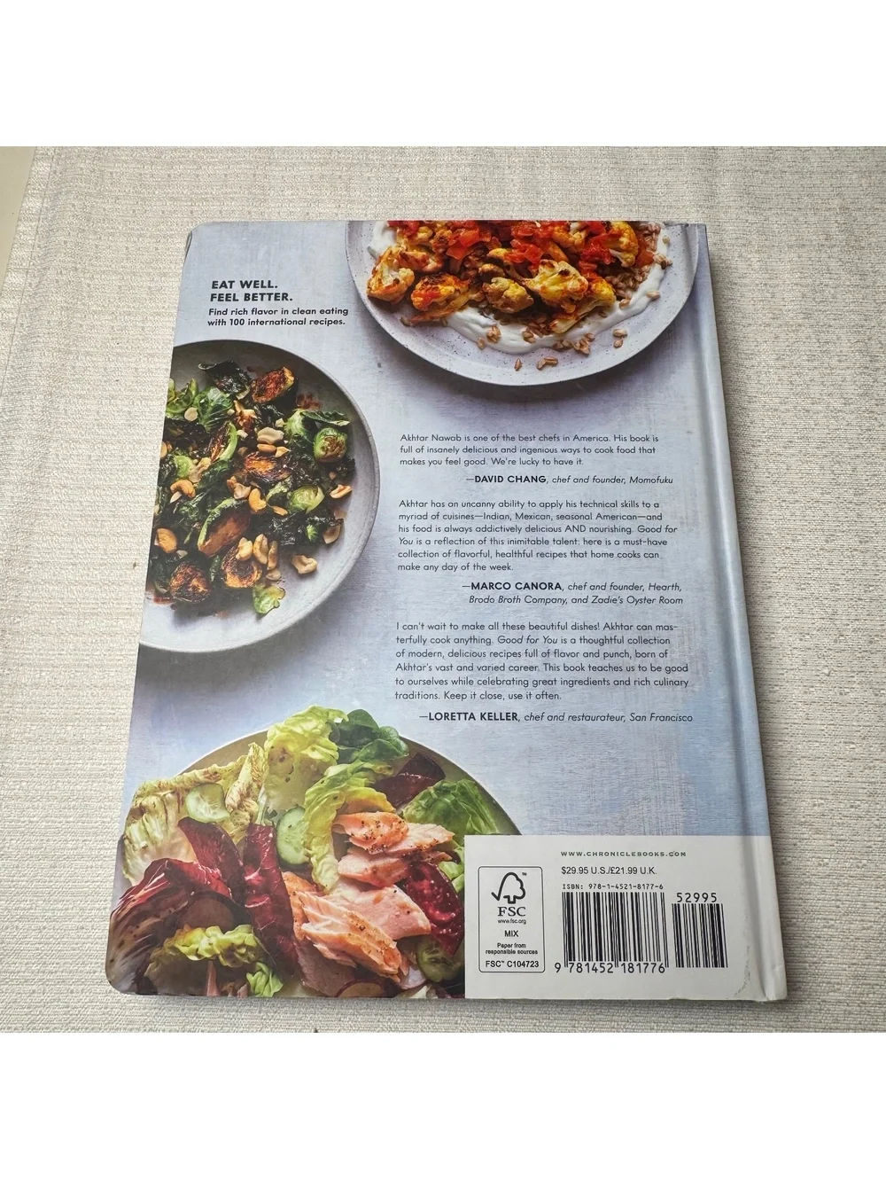 Good For You Bold Flavors With Benefits Hardcover Cookbook Gluten Free Vegan